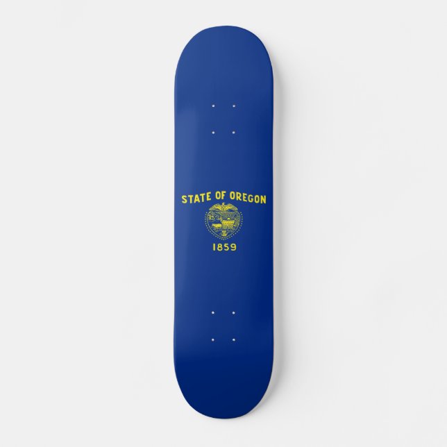 Staatsflagge Oregon Skateboard (Vorderseite)