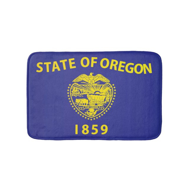 Staatsflagge Oregon, USA Badematte (Vorderseite)