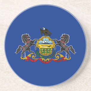 Staatsflagge Pennsylvania Getränkeuntersetzer