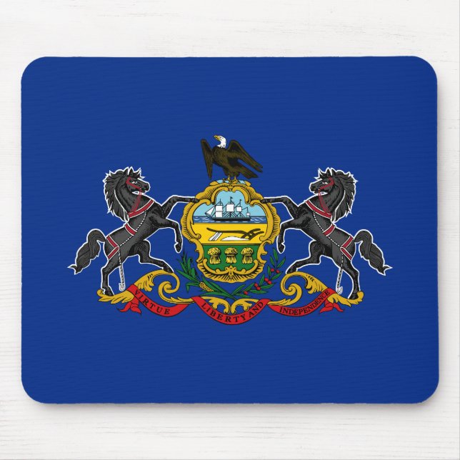 Staatsflagge Pennsylvania Mousepad (Vorne)