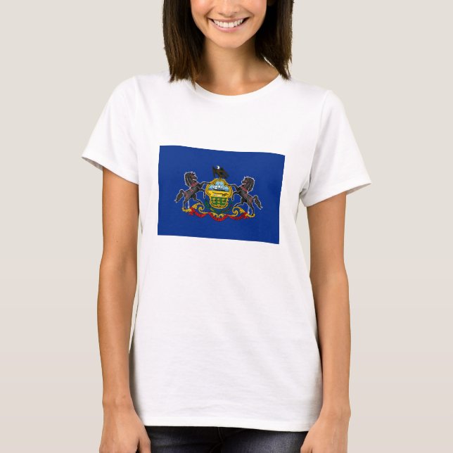 Staatsflagge Pennsylvania T-Shirt (Vorderseite)