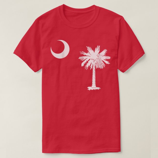 Staatsflagge South Carolina T T-Shirt (Design vorne)