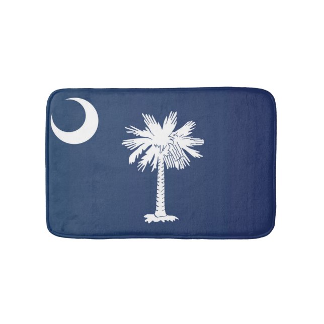 Staatsflagge South Carolina, USA Badematte (Vorderseite)