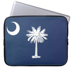 Staatsflagge South Carolina, USA Laptopschutzhülle