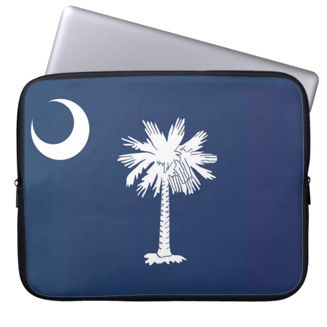 Staatsflagge South Carolina, USA Laptopschutzhülle (Vorderseite)