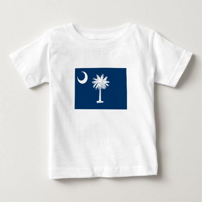 Staatsflagge Süd-Carolina Baby T-shirt (Vorderseite)