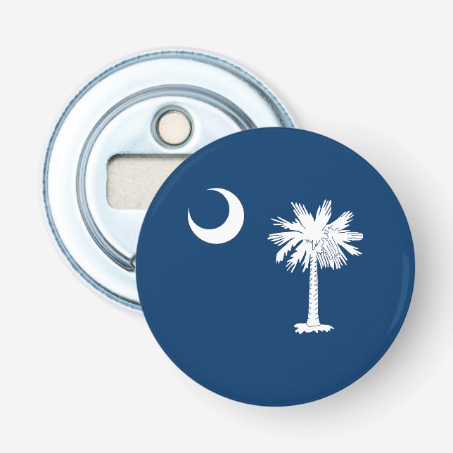 Staatsflagge Süd-Carolina Flaschenöffner (Vorderseite)