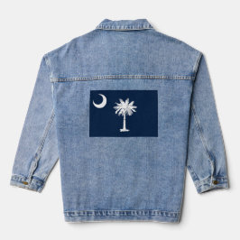 Staatsflagge Süd-Carolina Jeansjacke