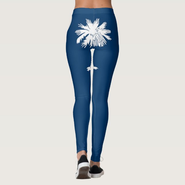 Staatsflagge Süd-Carolina Leggings (Rückseite)