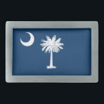 Staatsflagge Süd-Carolina Rechteckige Gürtelschnalle<br><div class="desc">Patriotische Südkarolina-Staatsflagge.</div>