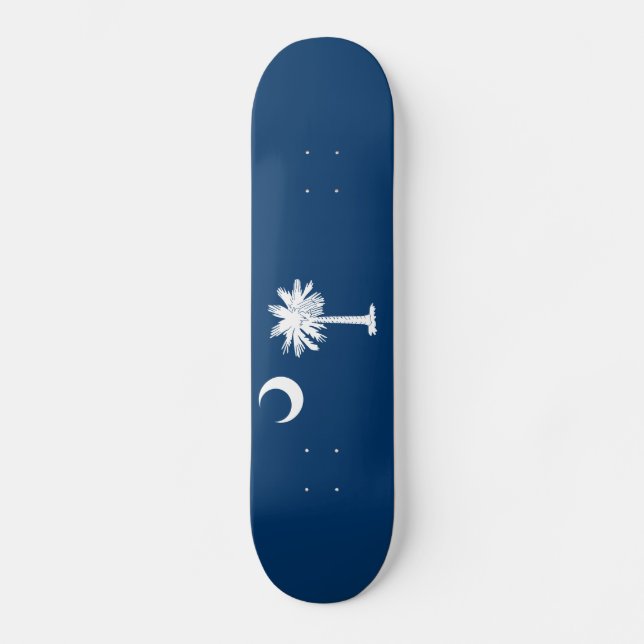 Staatsflagge Süd-Carolina Skateboard (Vorderseite)