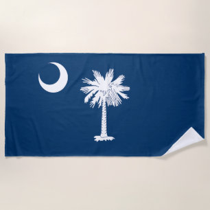 Staatsflagge Süd-Carolina Strandtuch