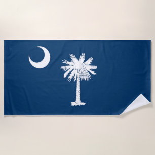 Staatsflagge Süd-Carolina Strandtuch