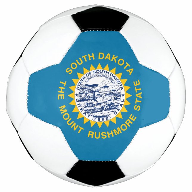 Staatsflagge Süddakota Fußball (Vorderseite)