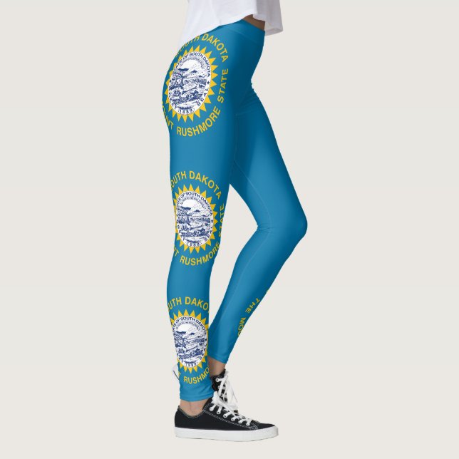 Staatsflagge Süddakota Leggings (Rechts)