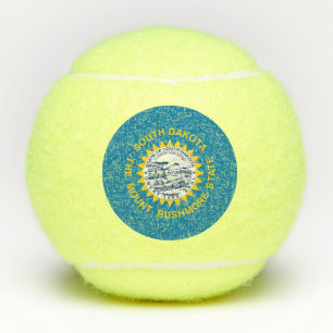 Staatsflagge Süddakota Tennisbälle