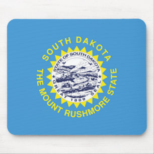 Staatsflagge Süddakota, USA Mousepad