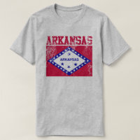 Staatsflagge T - Shirt Arkansas
