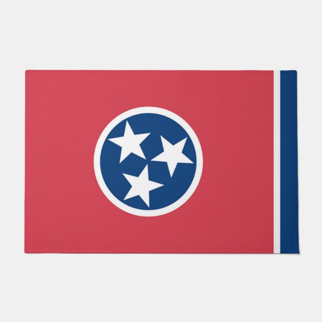 Staatsflagge Tennessee, USA Fußmatte (Vorderseite)