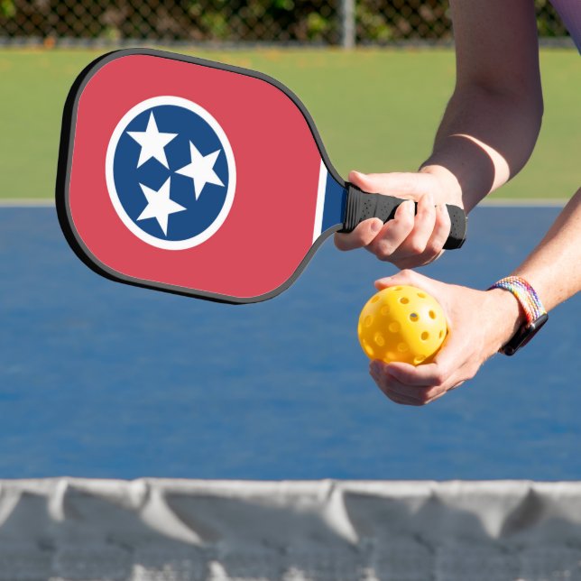Staatsflagge Tennessee, USA Pickleball Schläger (InSitu)