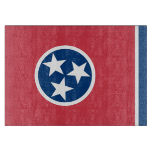 Staatsflagge Tennessee, USA Schneidebrett