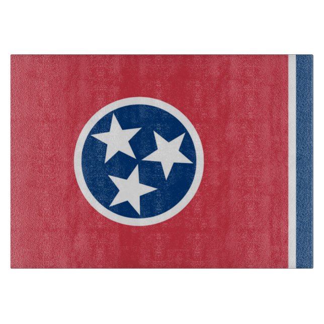 Staatsflagge Tennessee, USA Schneidebrett (Vorderseite)