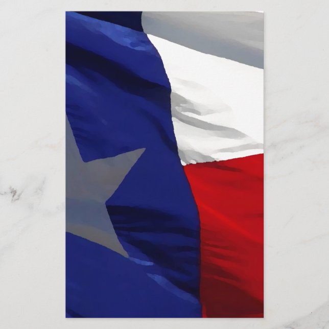 Staatsflagge Texas Briefpapier (Vorderseite)