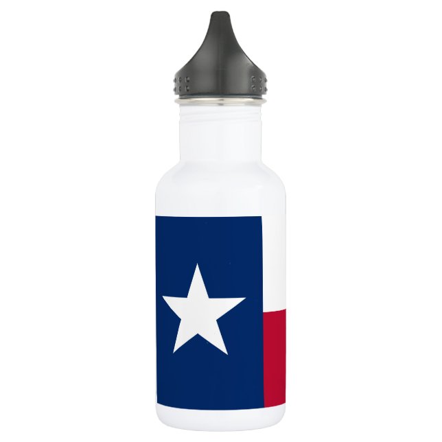 Staatsflagge Texas Edelstahlflasche (Links)
