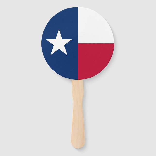 Staatsflagge Texas Fächer (Vorderseite)