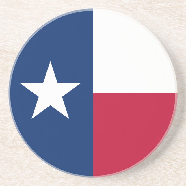 Staatsflagge Texas Getränkeuntersetzer (Vorne)