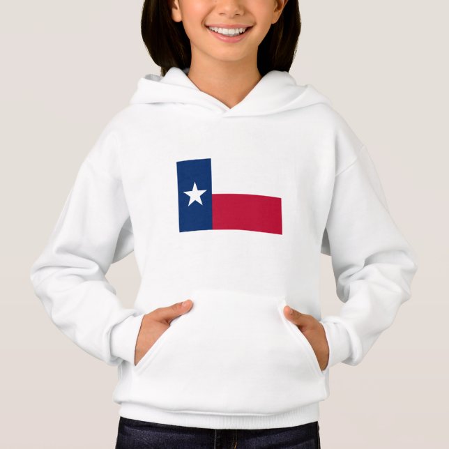 Staatsflagge Texas Hoodie (Vorderseite)