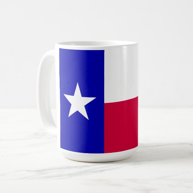 Staatsflagge Texas Kaffeetasse (Vorderseite Links)