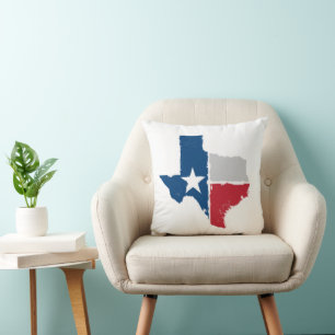 Staatsflagge Texas Kissen
