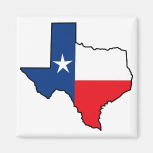Staatsflagge Texas Magnet