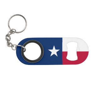 Staatsflagge Texas Mini Flaschenöffner