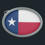 Staatsflagge Texas Ovale Gürtelschnalle<br><div class="desc">Patriotische Texas-Staatsflagge.</div>