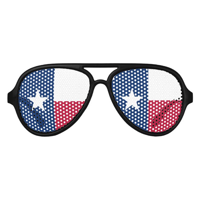 Staatsflagge Texas Partybrille (Vorderseite)