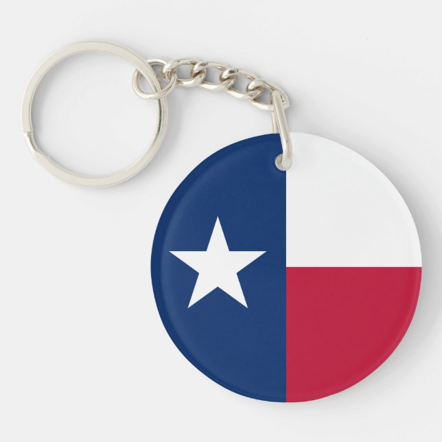 Staatsflagge Texas Schlüsselanhänger (Vorderseite)