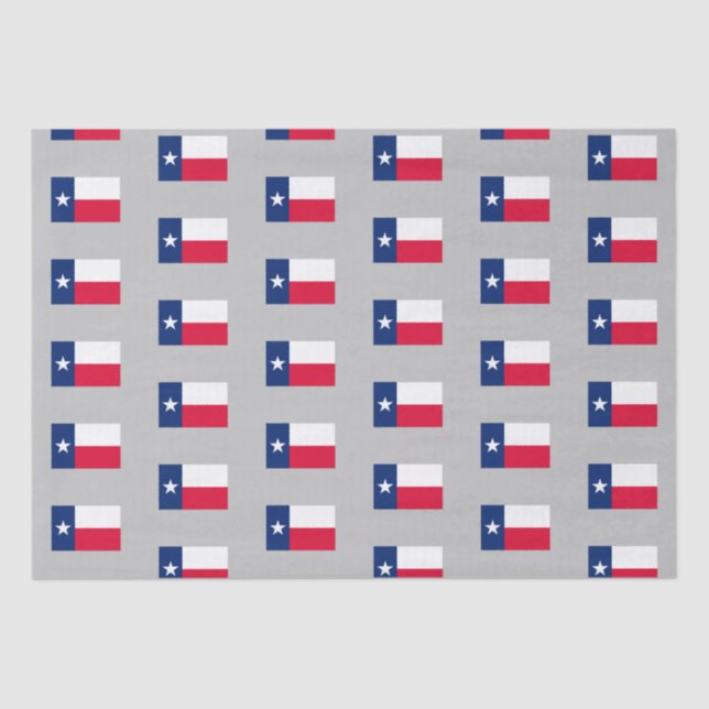 Staatsflagge Texas, Seidenpapier (Vorderseite)