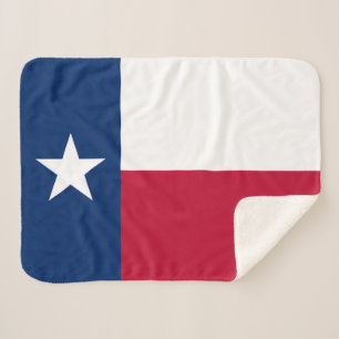 Staatsflagge Texas Sherpadecke
