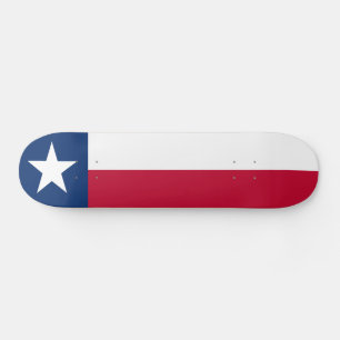 Staatsflagge Texas Skateboard