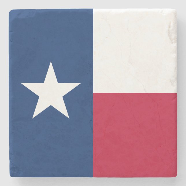 Staatsflagge Texas Steinuntersetzer (Vorderseite)