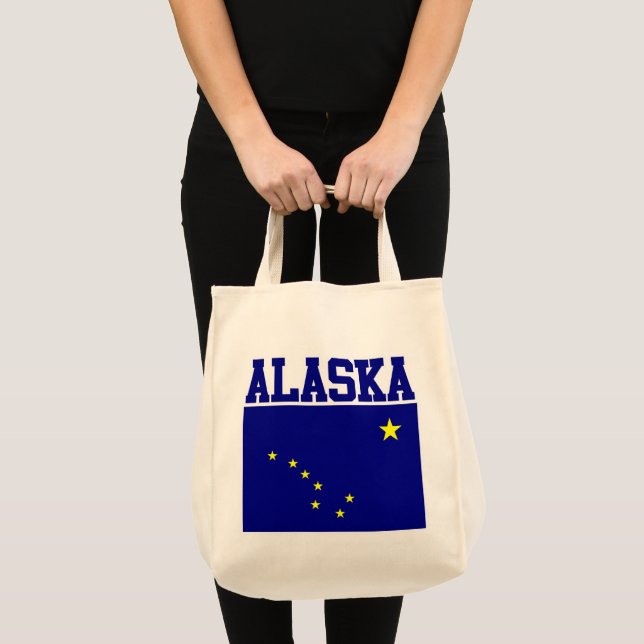 Staatsflagge Toag Alaska Tragetasche (Vorderseite (Produkt))