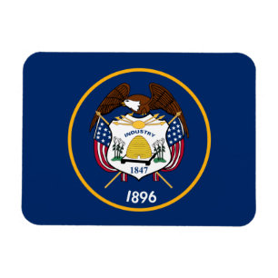 Staatsflagge Utah Magnet
