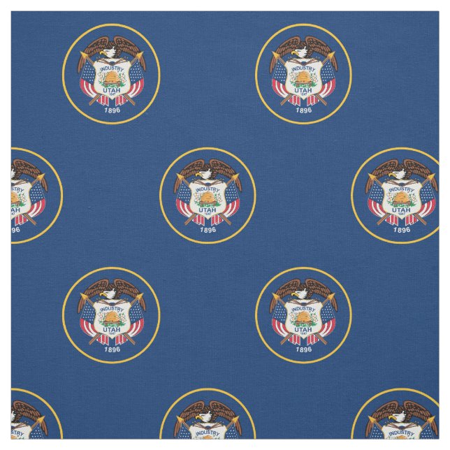 Staatsflagge Utah Stoff (Muster)