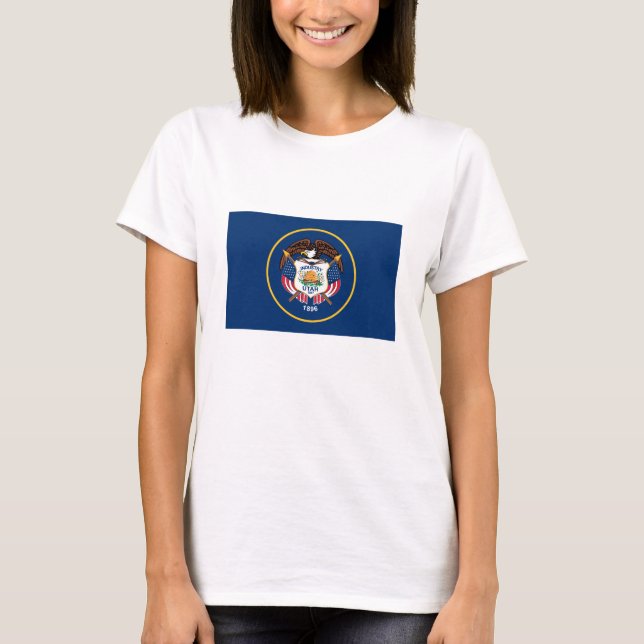 Staatsflagge Utah T-Shirt (Vorderseite)