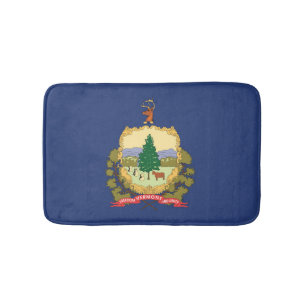 Staatsflagge Vermont, USA Badematte