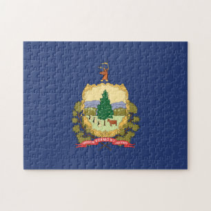 Staatsflagge Vermont, USA Puzzle