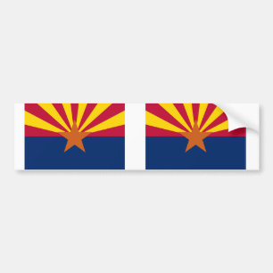 Staatsflagge von Arizona Autoaufkleber