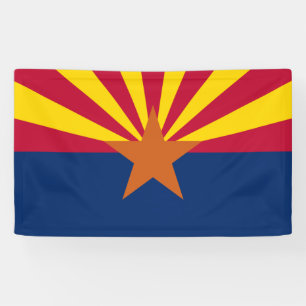 Staatsflagge von Arizona Banner